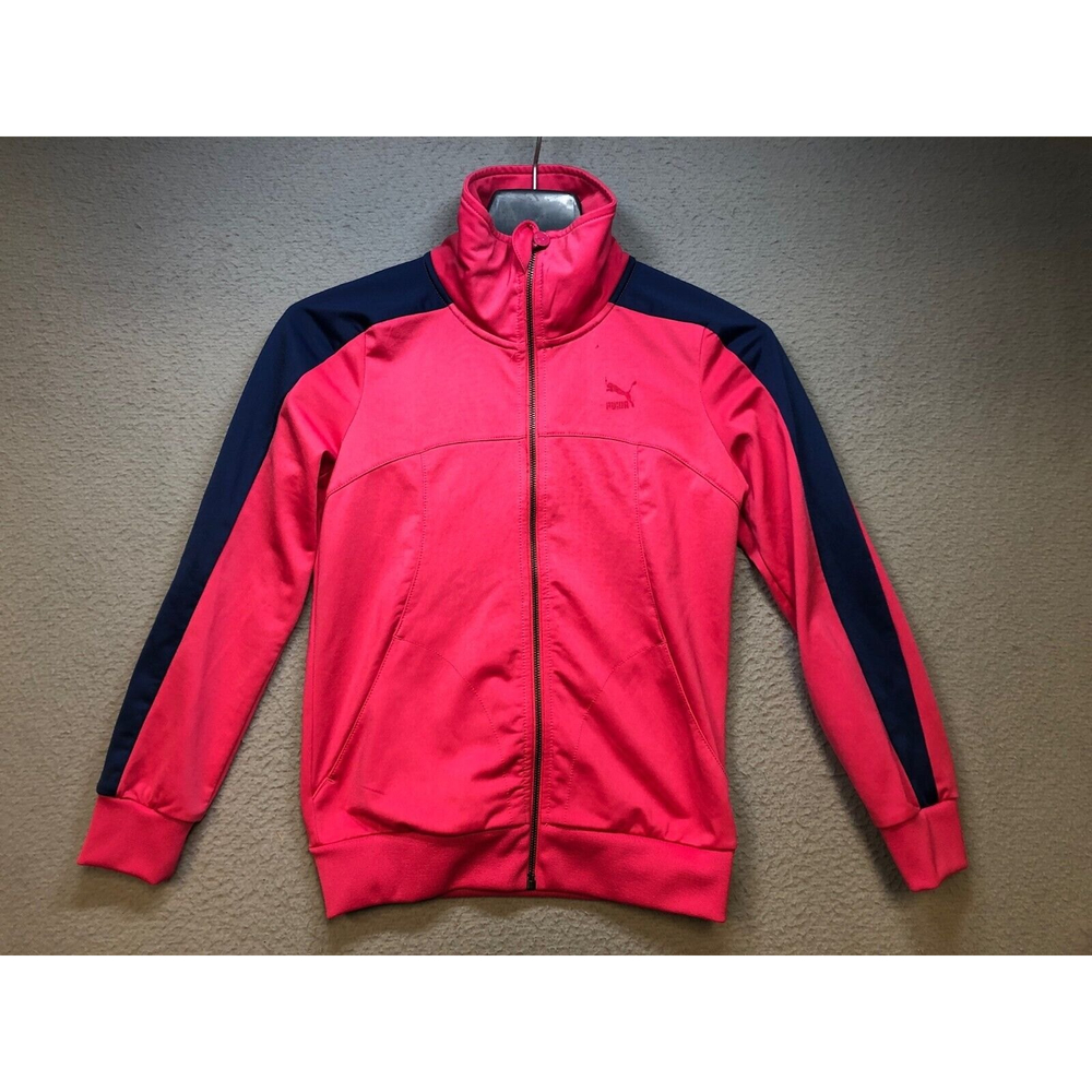 Puma Fleece Lined Zip Jacket Youth Large - Pink